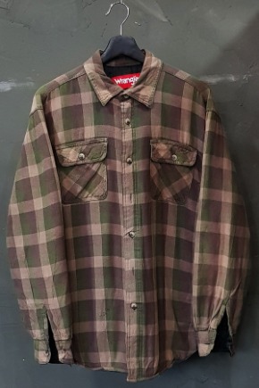 90&#039;s Wrangler - Flannel - Quilted Lined (M)
